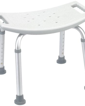 Badetaburet Med Buet Sæde Justerbar Højde Smart Letvægtsmodel