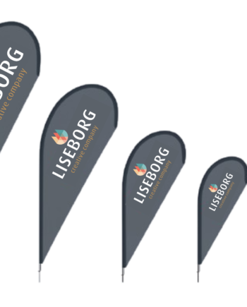 Beachflag Dråbeformet