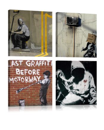 Billede Banksy Street Art Premium Print