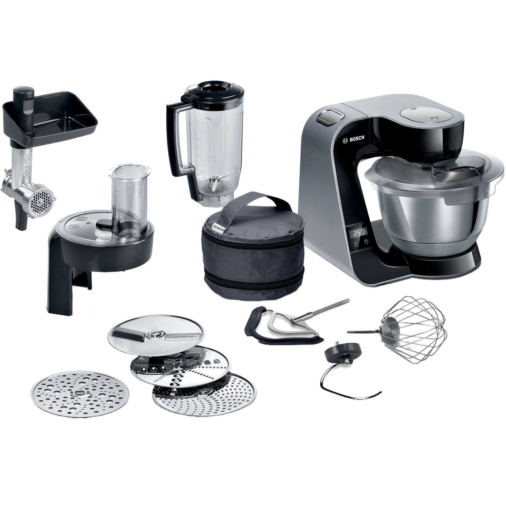 Bosch Køkkenmaskine 1000 Sort Antracit