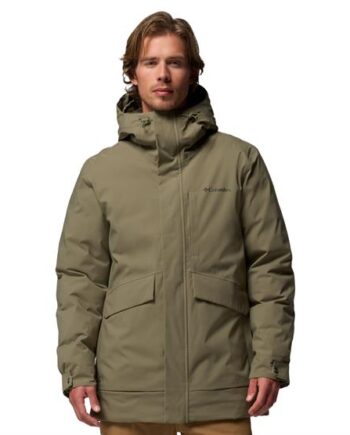 Columbia Street Heights Parka Mens Stone Green