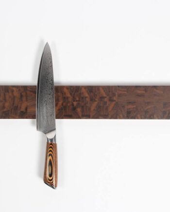Knivholder Til Væg Massiv Valnøddetræ
