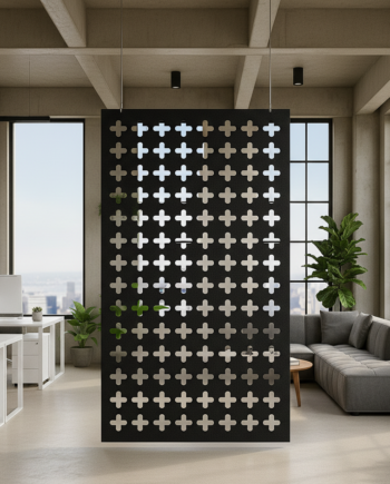 Lyddæmpende Rumdeler 9mm Filt