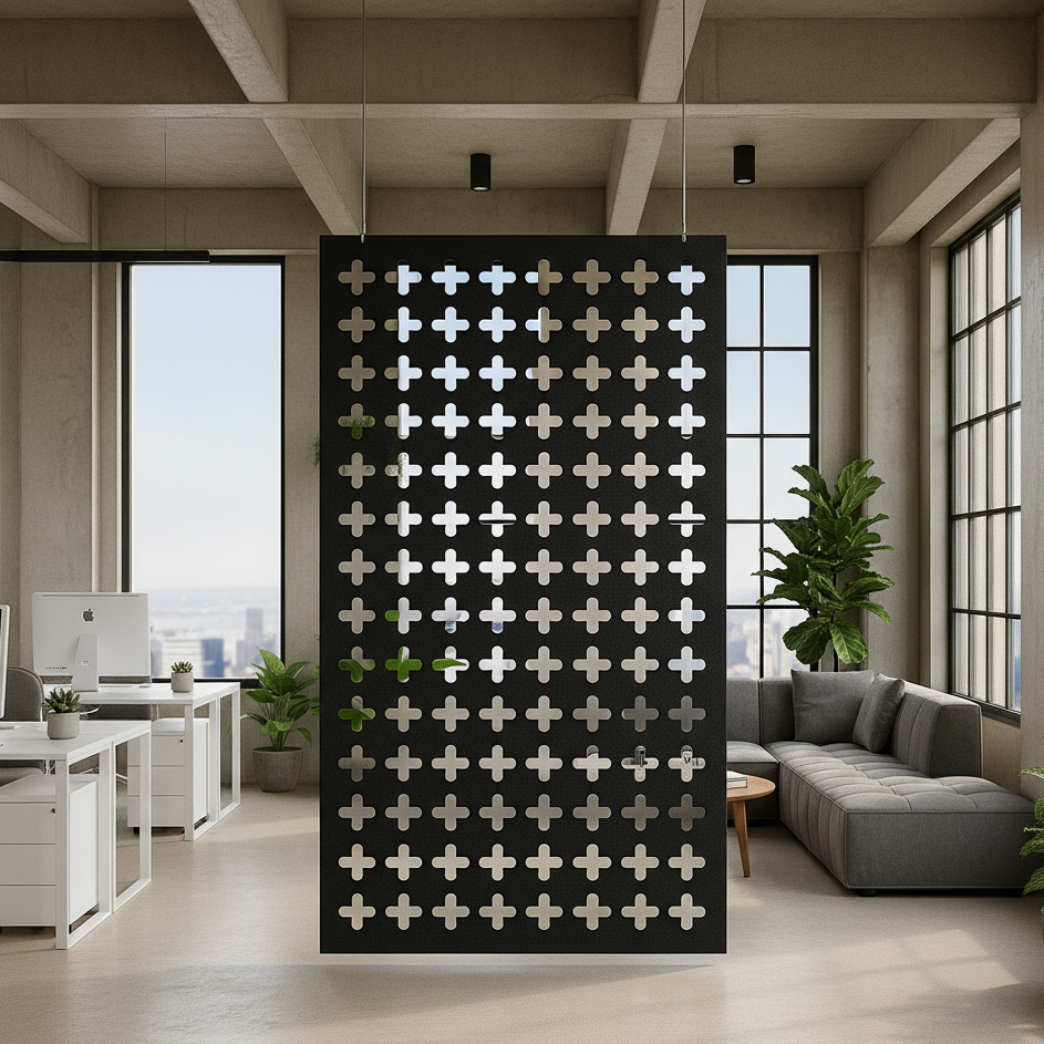 Lyddæmpende Rumdeler 9mm Filt