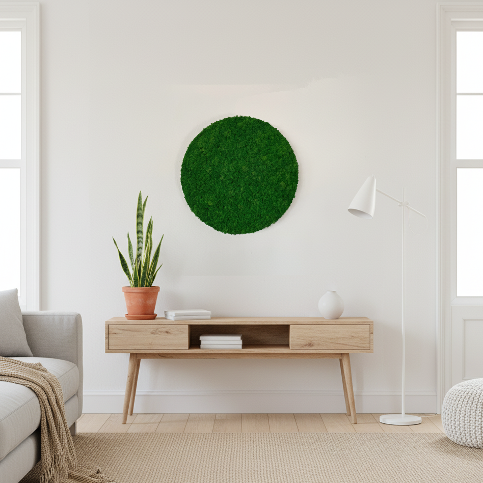 Oekoboard Premium Skovgrøn Mos Cirkel