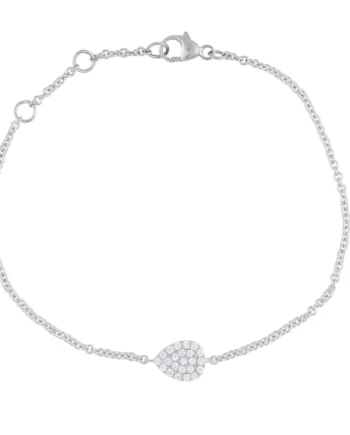 Petite Fashion Diamant Armbånd Hvidguld Alt Diamanter Hvidguld