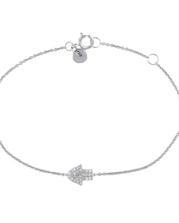 Petite Fashion Diamant Armbånd Hvidguld Alt Hvidguld