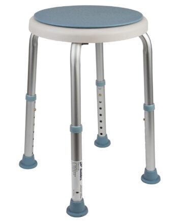 Super Smart Badetaburet Med Drejeligt Sæde Justerbar Højde Vejer Kun