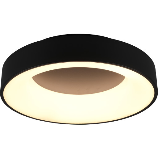 Trio Lighting Girona Plafond Sort ø45
