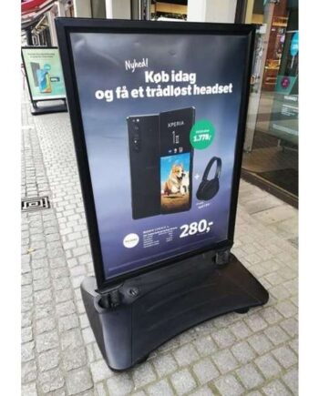 Wind Sign Waterbase Budget Gadeskilt