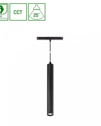 12w Dæmpbar Shift Smart Hangit Ophængt Skinne Lys Cct Sort Zigbee Dæmpbar : Via Smart Home Kulør : Cct Varm Til Kold Hvid