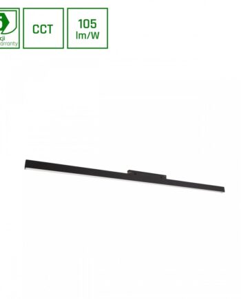 22w Shift Smart Line Skinne Sort Zigbee Dæmpbar : Via Smart Home Kulør : Cct Varm Til Kold Hvid