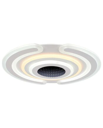 95w Smart Dekorativ Led Loftslampe 9900lm ø52cm Cct Dæmpbar Inkl Fjernbetjening Kulør :