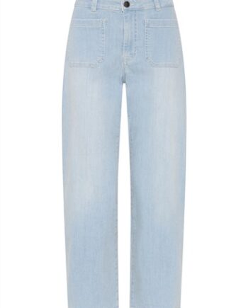 Cero Bukser Dame Bleached Blue Denim