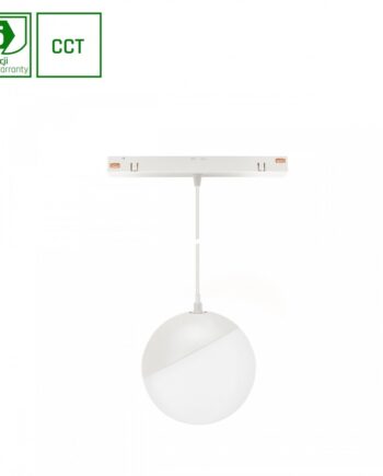 Dæmpbar Shift Smart Globe Hængende Kugle Skinne Lys ø100 165 Cct Hvid 5cm Kabel Zigbee Dæmpbar : Via Smart Home Kulør : Cct Varm Til Kold Hvid
