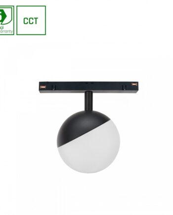 Dæmpbar Shift Smart Skinnelys ø100x130mm 165 Cct Sort Zigbee Dæmpbar : Via Smart Home Kulør : Cct Varm Til Kold Hvid