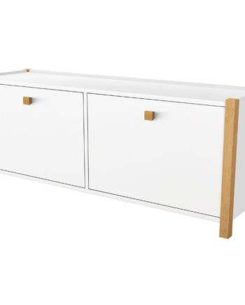 Hvid Hannover Skobænk Træ Fra Woodman