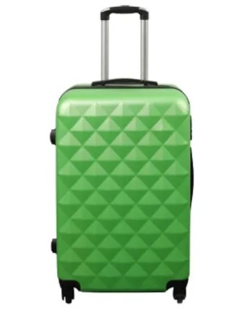 Kuffert Hardcase Str Medium Diamant Grøn Smart Billig Rejsekuffert