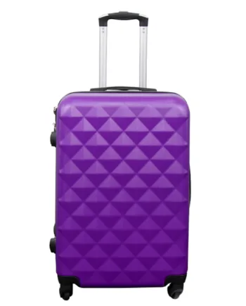 Kuffert Tilbud Hardcase Str Medium Diamant Lilla Smart Rejsekuffert