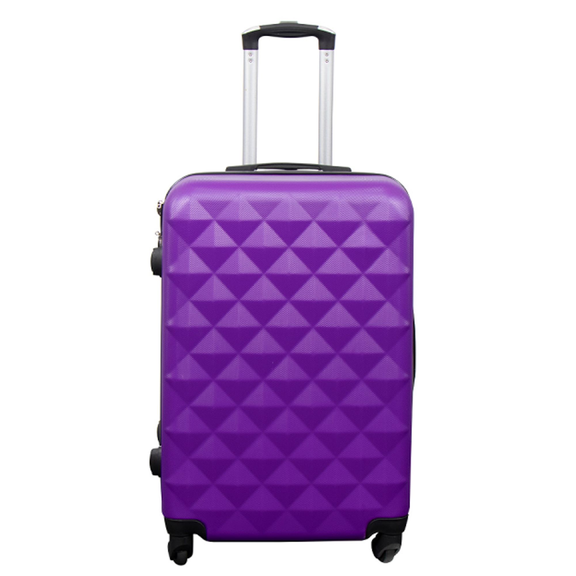 Kuffert Tilbud Hardcase Str Medium Diamant Lilla Smart Rejsekuffert