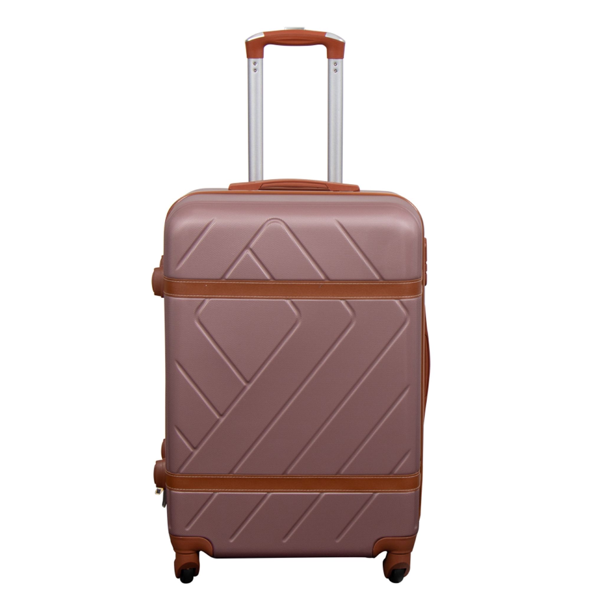 Kuffert Tilbud Hardcase Str Medium Retro Rosa Smart Rejsekuffert