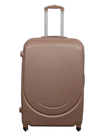 Stor Kuffert Classic Mocca Hardcase Kuffert Smart Rejsekuffert
