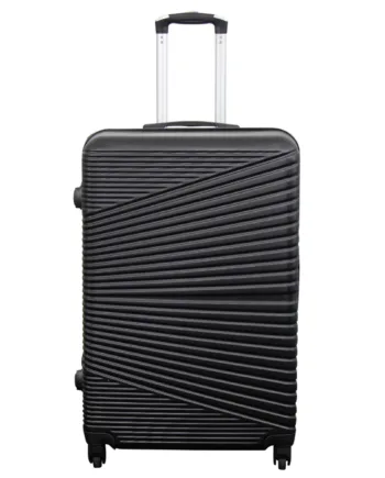 Stor Kuffert Nordic Sort Hardcase Kuffert Smart Rejsekuffert