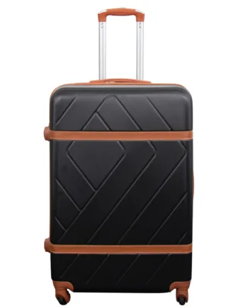Stor Kuffert Retro Sort Hardcase Kuffert Smart Rejsekuffert