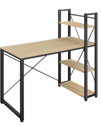 Computerskrivebord Med Hylder Sonoma