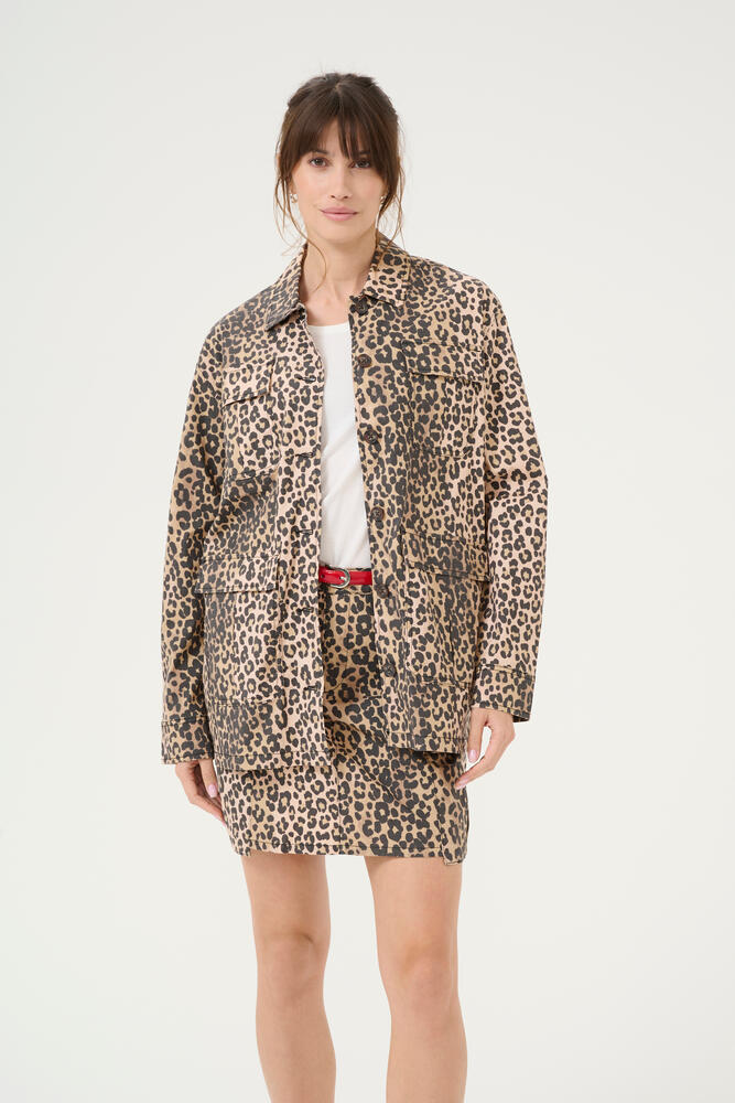 Jakke Cuhalina Leopard Wash Culture