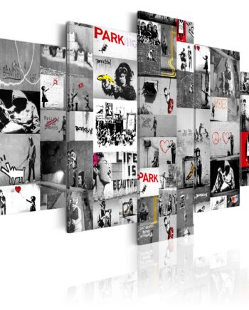Billede Street Art: Banksy 200 100 Premium Print