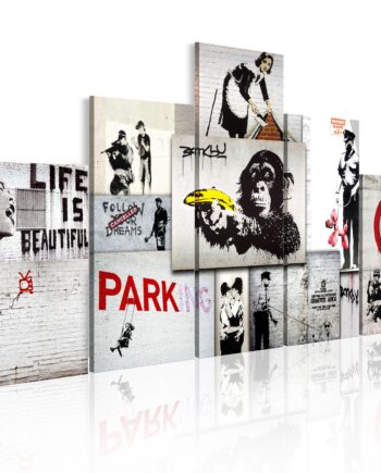 Billede Street Crimes: Banksy Art 200 100 Premium Print