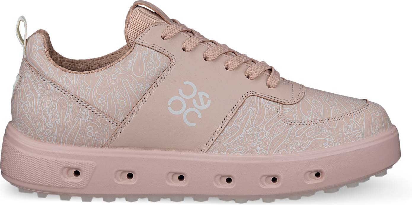 Ecco Street 720 Graphic Vandtætte Dame Golfsko Uden Spikes Rose Dust Str Normal