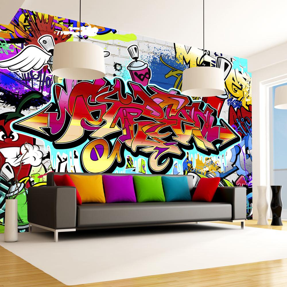 Fototapet Street Art:red Theme 400 280 Standard