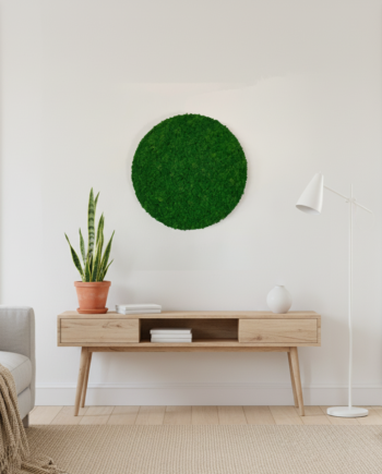 Oekoboard Premium Skovgrøn Mos Cirkel