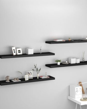 Væghylder Stk 120   Mdf Sort