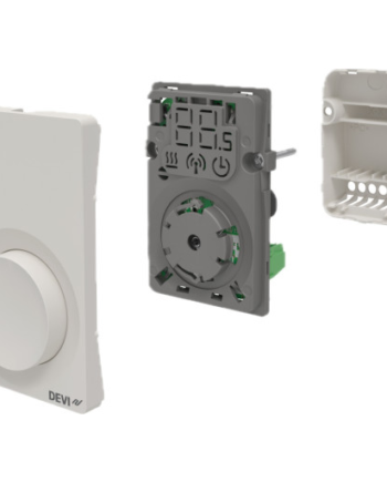 Devireg 233 Elgulvvarme Termostat Hvid
