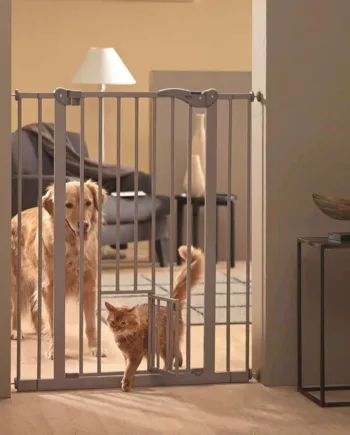 Dog Barrier Hundegitter Med Kattelem Indbygget