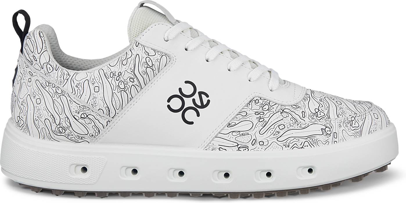 Ecco Street 720 Hybrid Vandtætte Herre Golfsko Uden Spikes White Str Normal