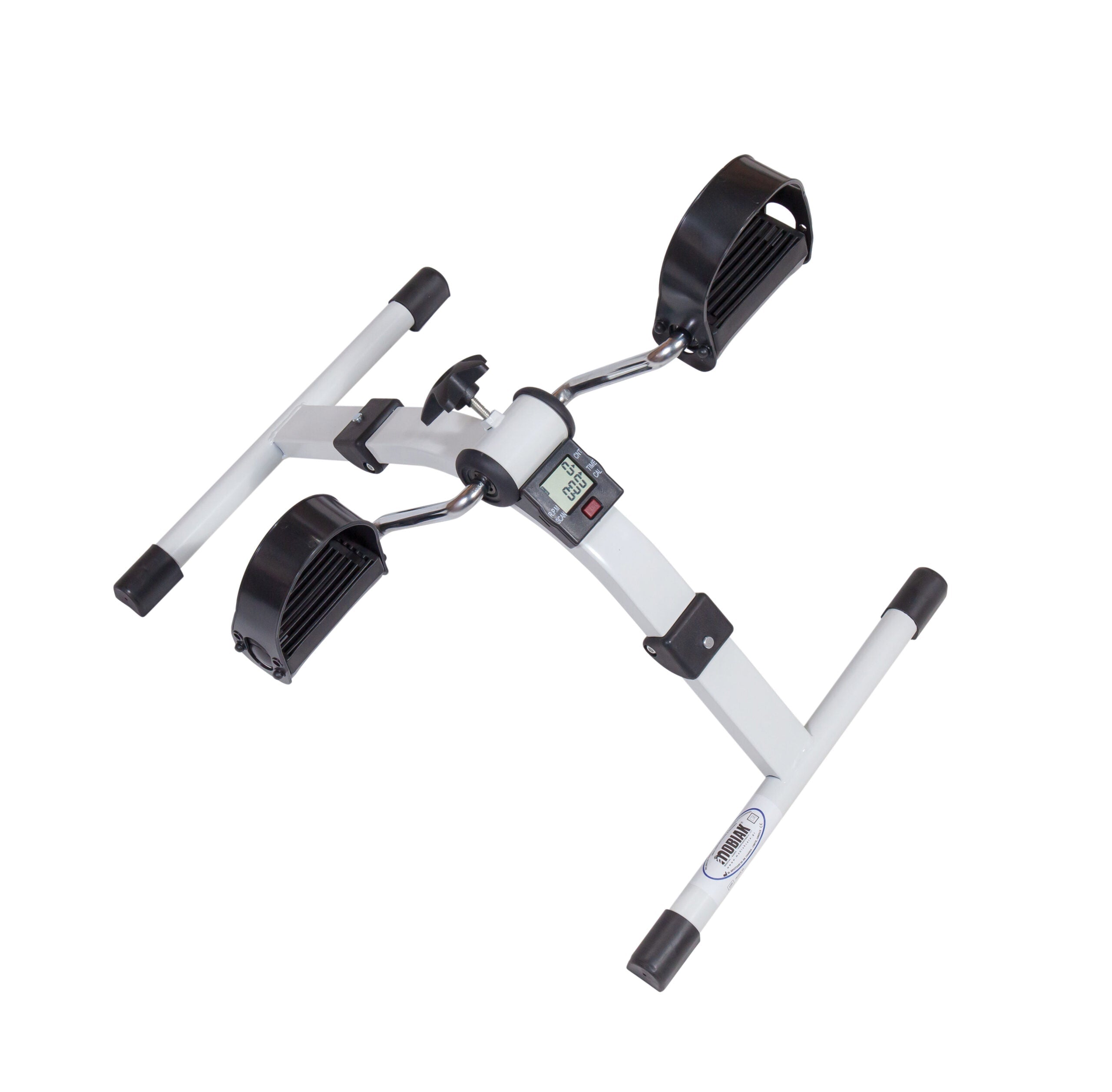 Foldbar Digital Pedaltræner Smart Ultra Let Enkel Bruge Hvid
