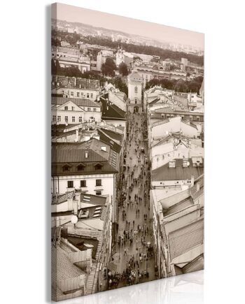 Lærredstryk Cracow: Florianska Street Del