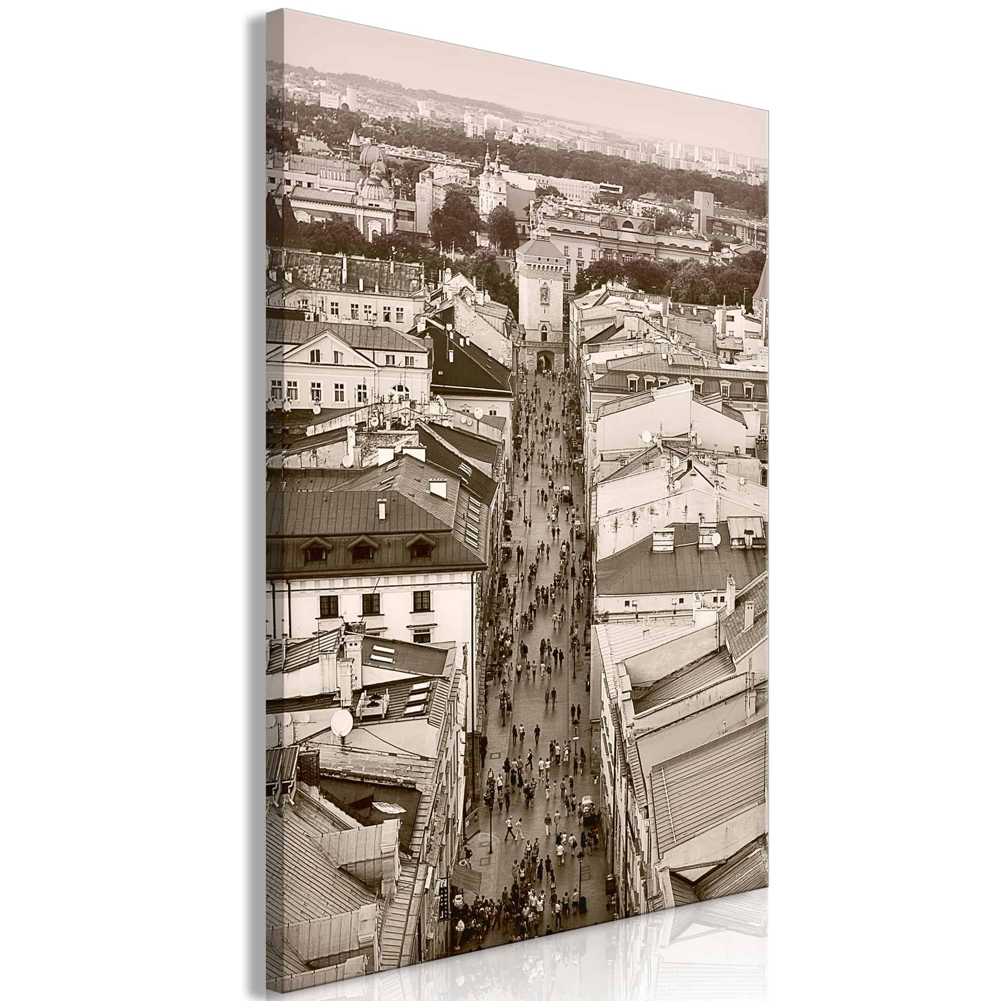 Lærredstryk Cracow: Florianska Street Del