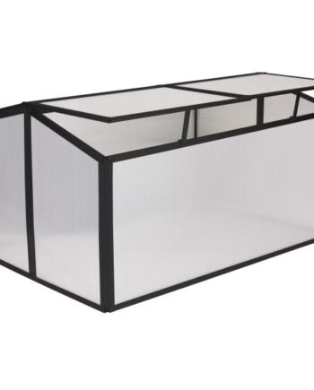 Minidrivhus Sort 120x80x57cm