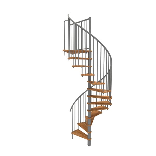 Minka Spiral Smart Spindeltrappe Gra ø140