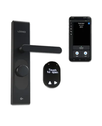 Shelly Loqed Touch Smart Lock Black