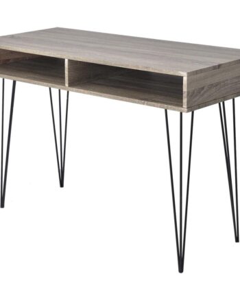 Skrivebord Med Rum Grå 110