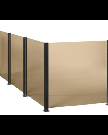 Smart Fence Glas Røgfarvet Modul