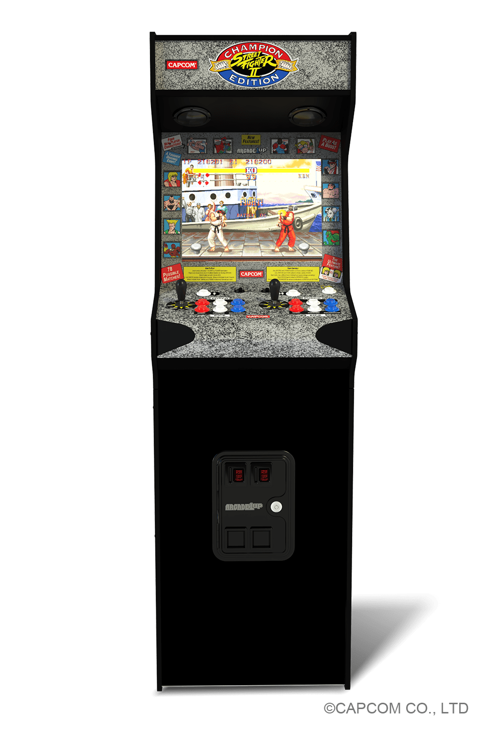 Arcade Street Fighter Deluxe Arcade Machine Arkademaskine Geekd