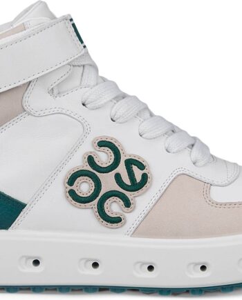 Ecco Street 720 Mid Vandtætte Dame Golfsko Uden Spikes Gravel Shadow White Baygreen Str Normal