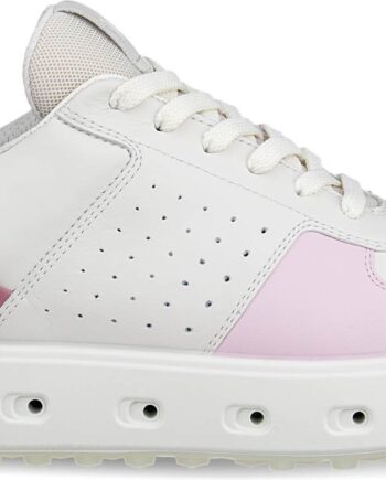 Ecco Street 720 Vandtætte Dame Golfsko Uden Spikes White Blush Blossom Rose Str Normal